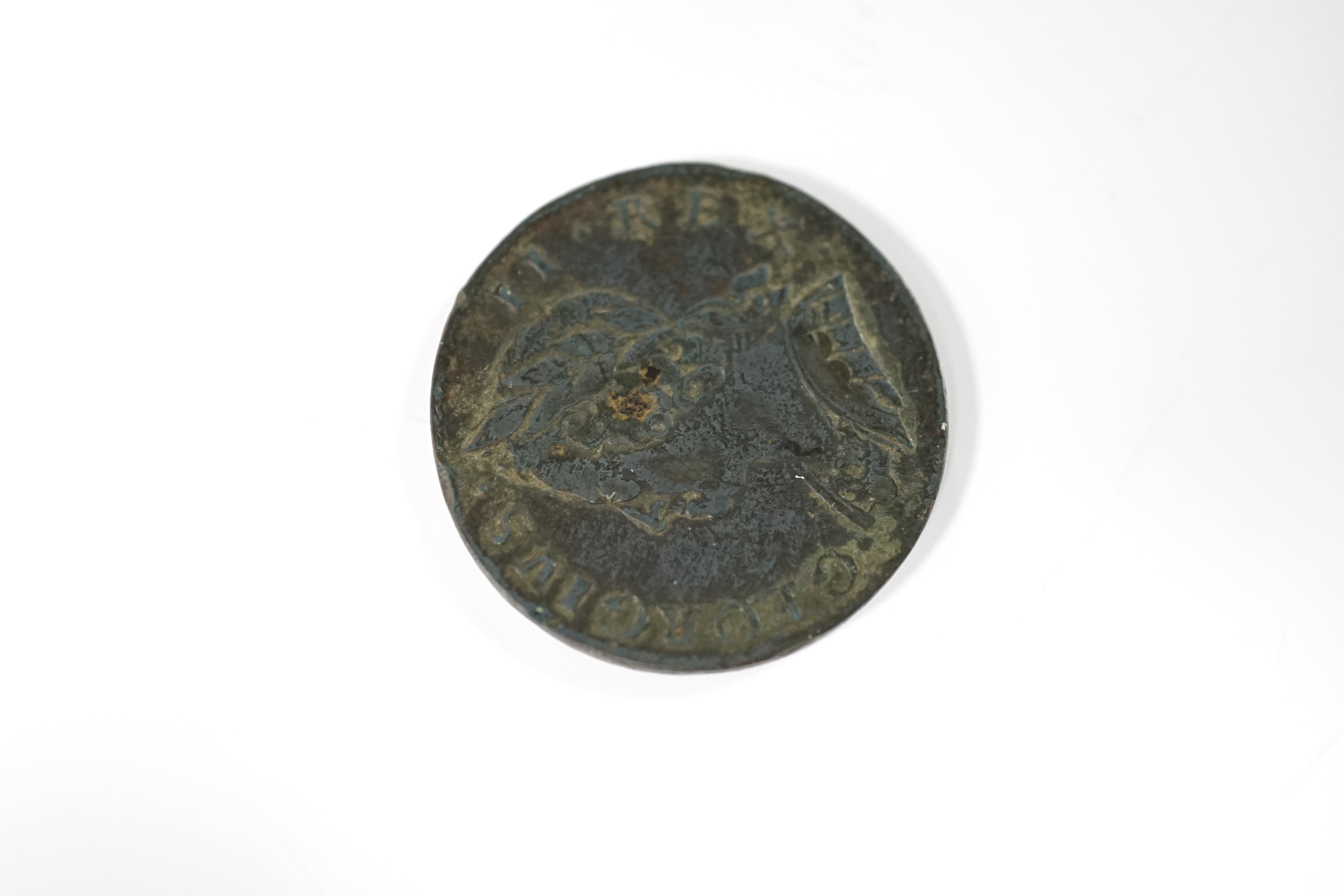 British copper and bronze coins, Charles I to George VI